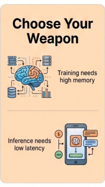 Training vs Inference: Matching Workloads to the Right Chip - Kryptomindz Blog