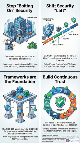 Secure By Design Built In Secure by Design in 40 Seconds | Kryptomindz Blog