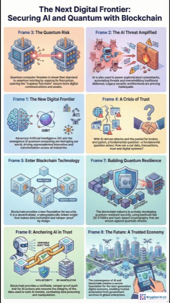 Building a Secure Future with AI, Quantum, and Blockchain - Kryptomindz Blog